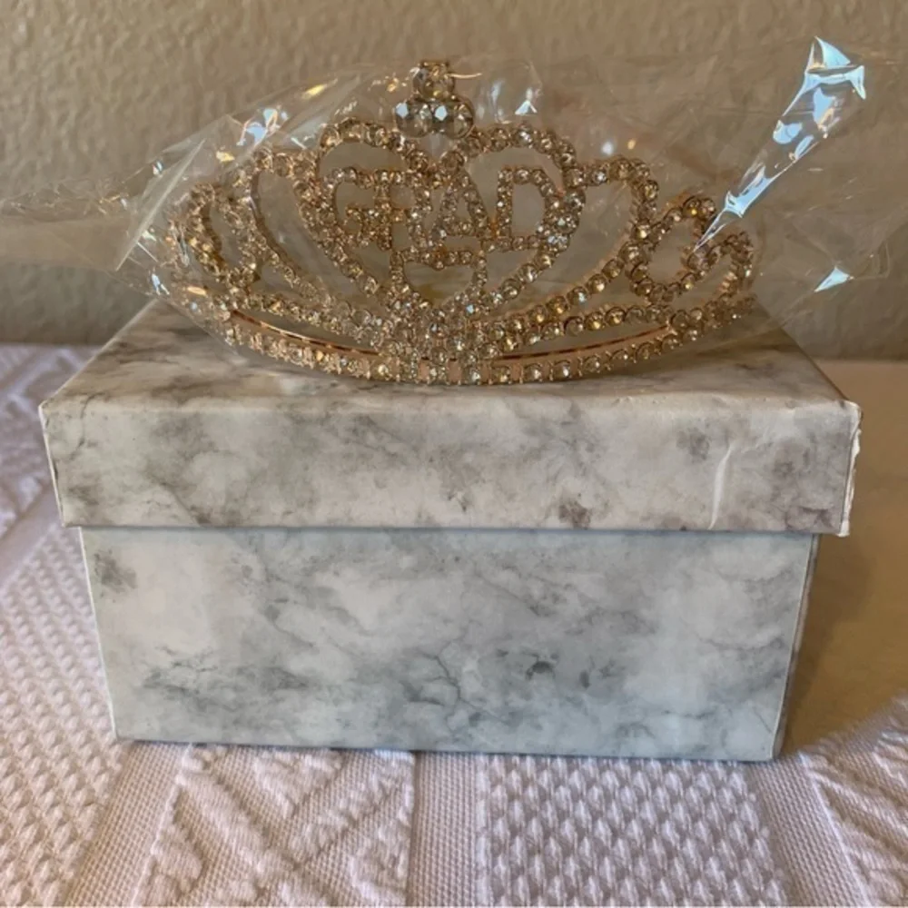 NIB Graduate Tierra RoseGold‎ With Rhinestones Grad includes Graduate Stash